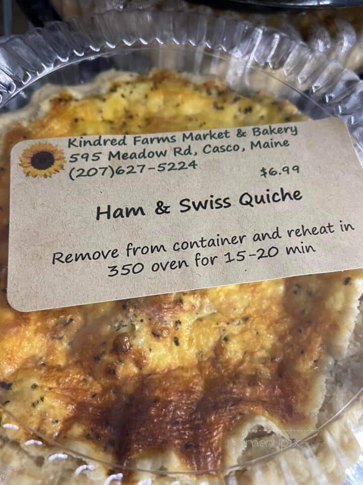 Kindred Farms Market & Bakery - Casco, ME menu_pic