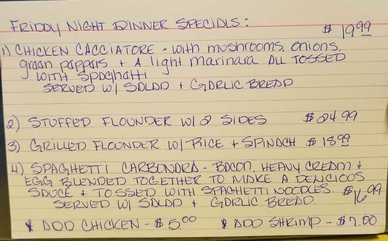 Dempsey's Of Ashton - Ashton, MD menu_pic