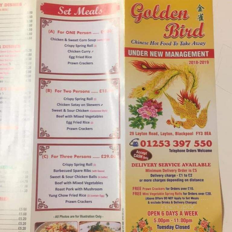 Golden Bird Chinese Restaurant - Scotia, NY