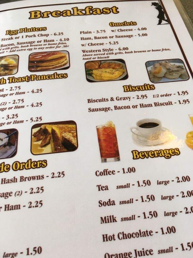 Carriage Inn Restaurant - Cross City, FL menu_pic