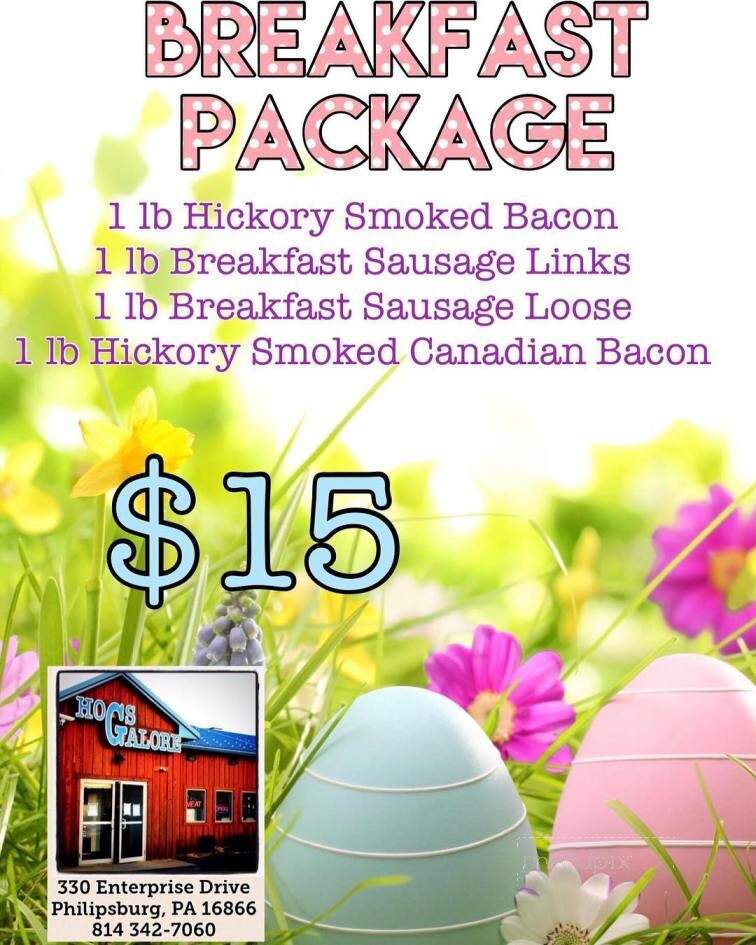 Hogs Galore - Philipsburg, PA menu_pic