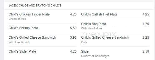 Mountain Parkway Grill - Leesburg, AL menu_pic
