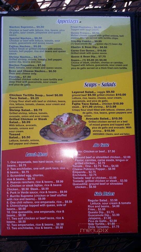 Chicanos - Venice, FL menu_pic