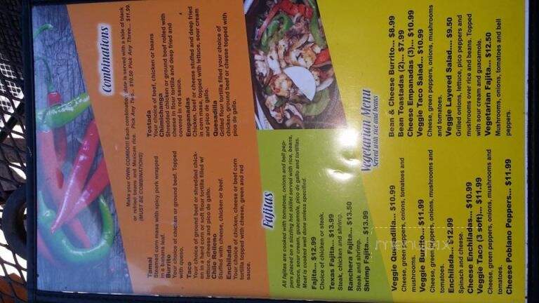 Chicanos - Venice, FL menu_pic