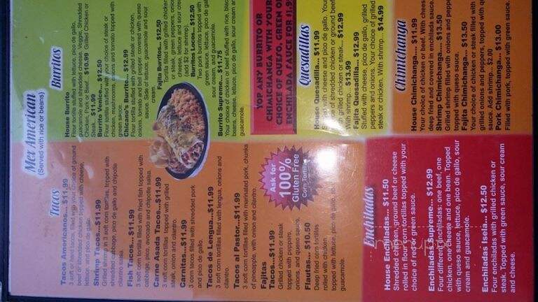 Chicanos - Venice, FL menu_pic