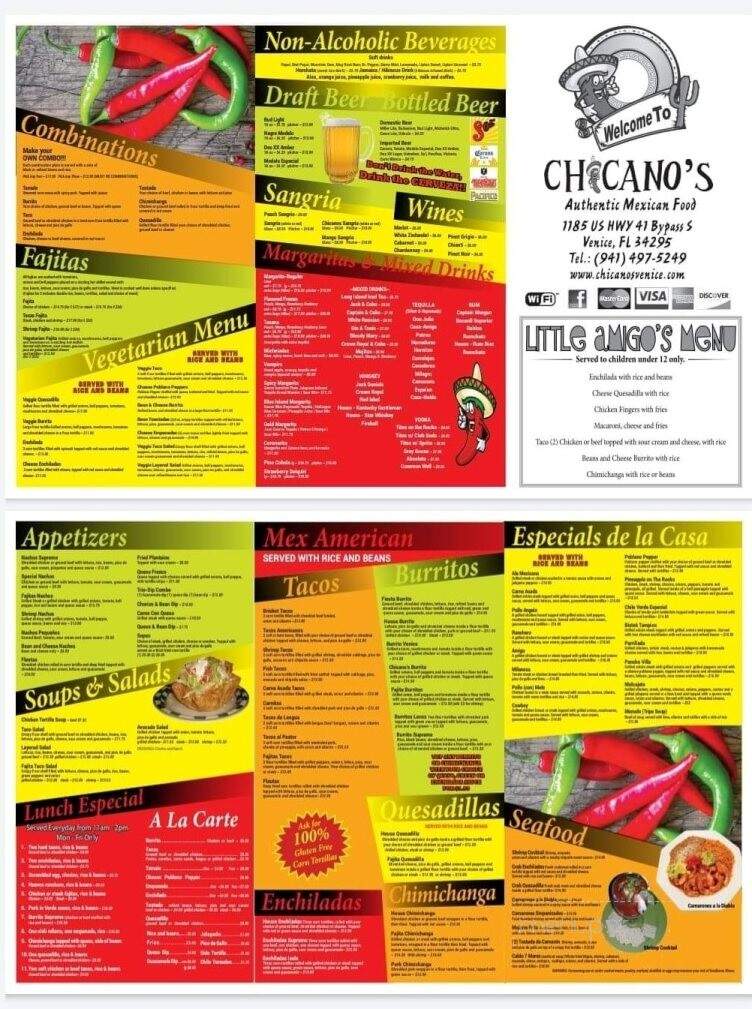 Chicanos - Venice, FL menu_pic