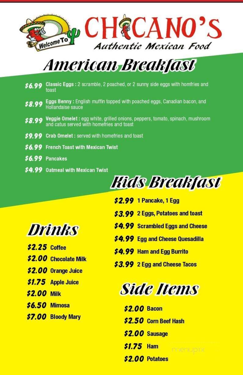 Chicanos - Venice, FL menu_pic