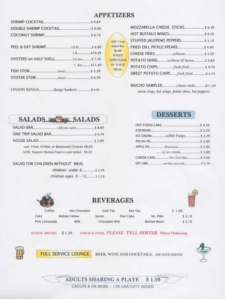 Scoggin's Seafood & Steakhouse - Rutherfordton, NC menu_pic
