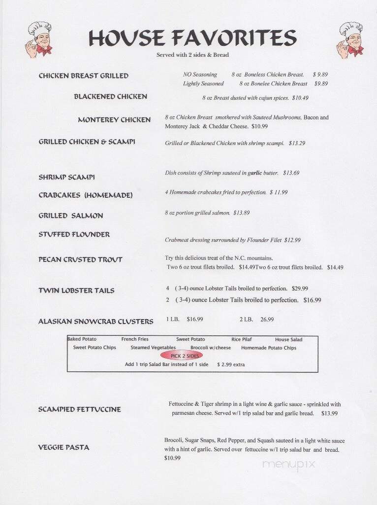 Scoggin's Seafood & Steakhouse - Rutherfordton, NC menu_pic