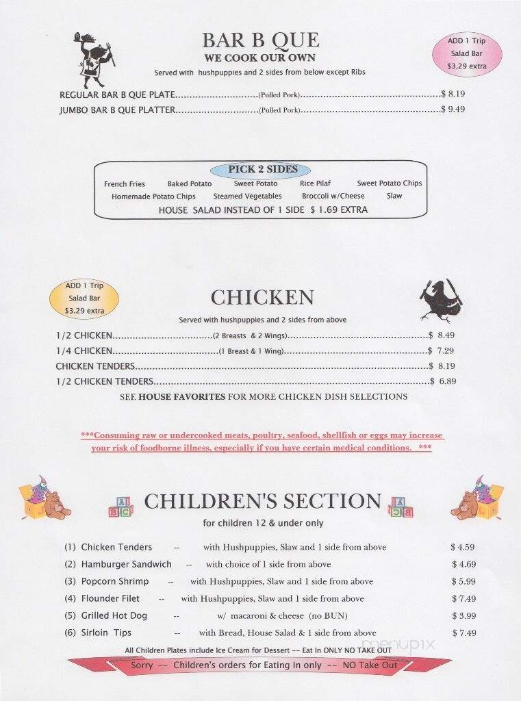 Scoggin's Seafood & Steakhouse - Rutherfordton, NC menu_pic