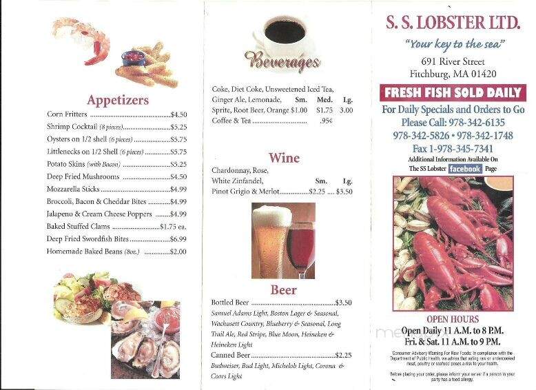 S S Lobster Ltd - Fitchburg, MA
