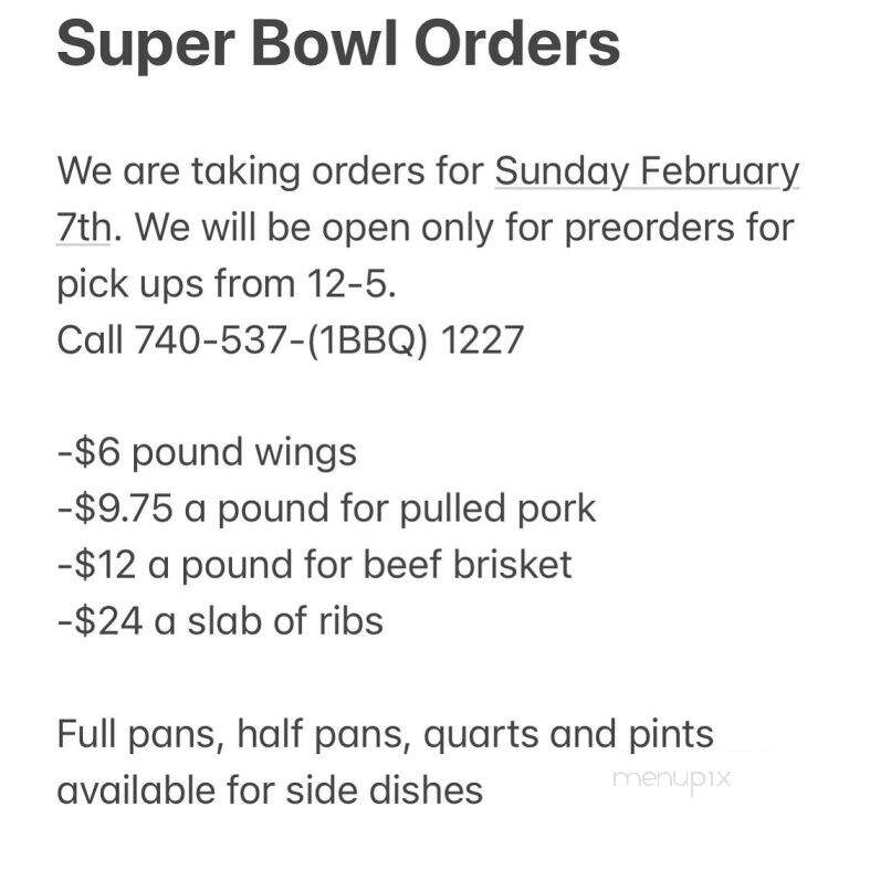 Baby-Boyz BBQ, LLC - Toronto, OH menu_pic
