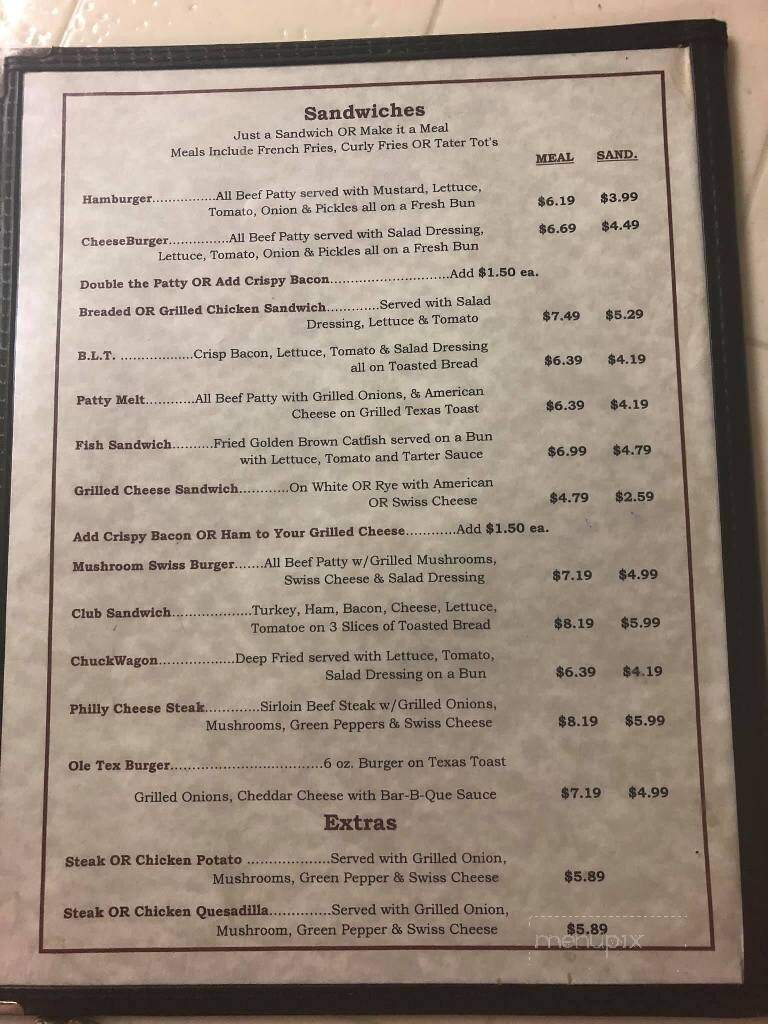 Ridge Restaurant - Tennessee Ridge, TN menu_pic