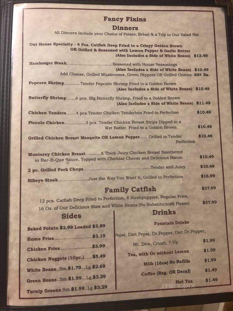 Ridge Restaurant - Tennessee Ridge, TN menu_pic
