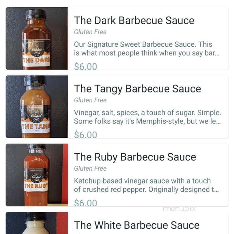 The Candied Rib Company - Mt. Juliet, TN menu_pic