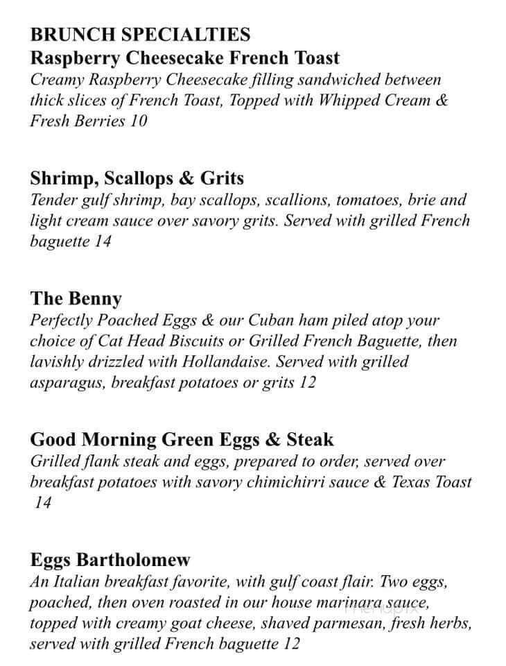 Provisions - Port St Joe, FL menu_pic