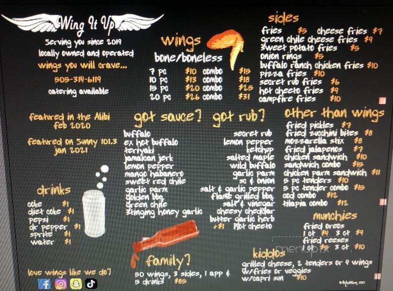 Wing It Up Food Truck - Albuquerque, NM