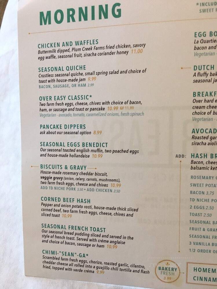Over Easy - Omaha, NE menu_pic