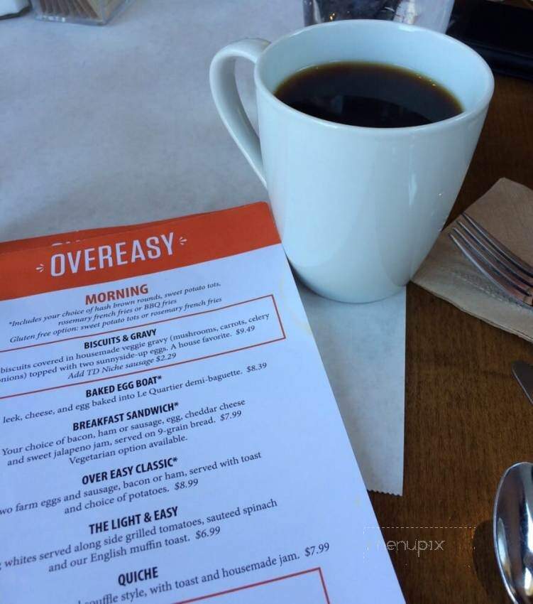 Over Easy - Omaha, NE menu_pic