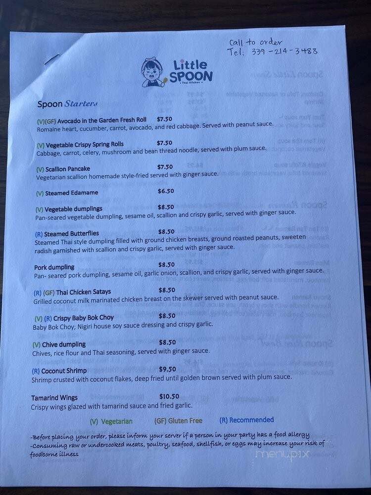 Little Spoon - Needham, MA menu_pic