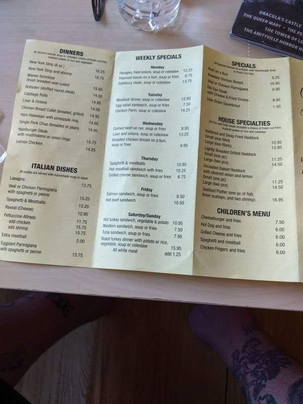 John's Restaurant - Niagara Falls, ON menu_pic