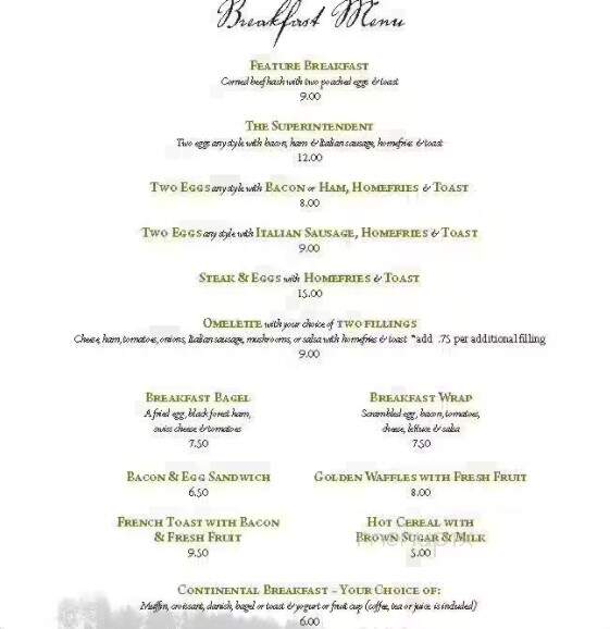 Bill Mattick's Restaurant & Lounge - Saanich, BC menu_pic
