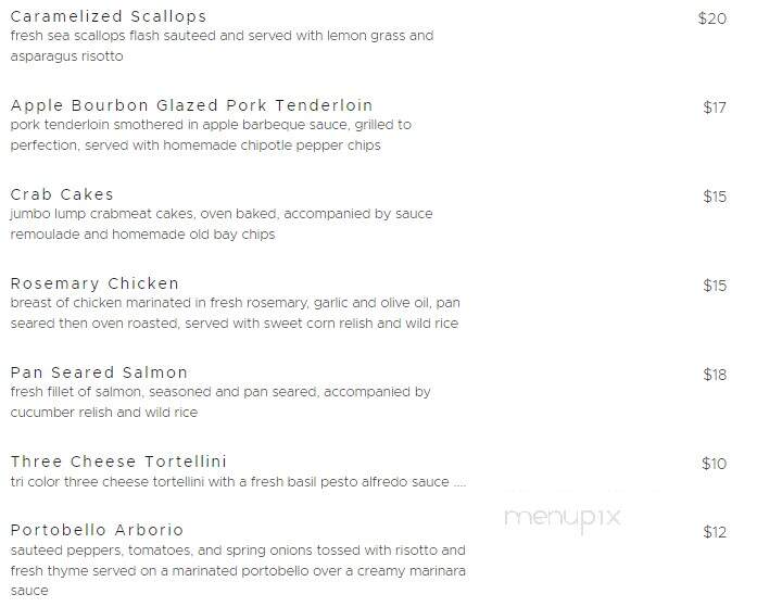 Legends Restaurant - Warren, PA menu_pic
