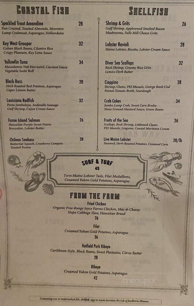 Coastal Fish Company - Memphis, TN menu_pic