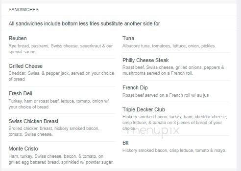 Putters Restaurant & Lounge - Bremerton, WA menu_pic