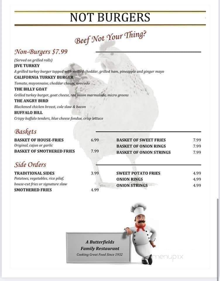 The Meadowbrook Restaurant - Hanson, MA menu_pic