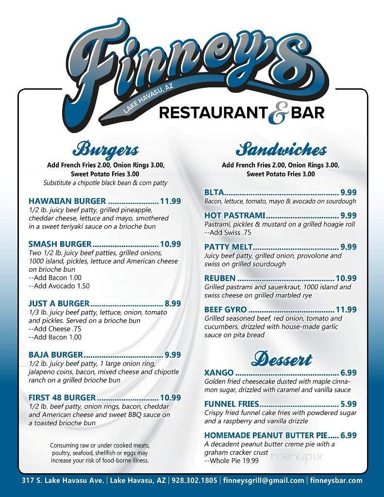 Finney's Restaurant & Bar - Lake Havasu City, AZ