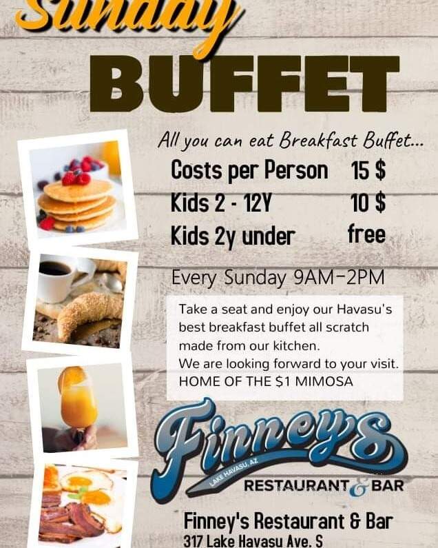 Finney's Restaurant & Bar - Lake Havasu City, AZ menu_pic