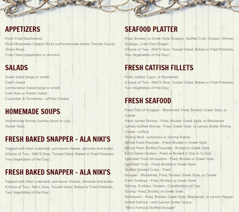 Niki's West Steak & Seafood - Birmingham, AL