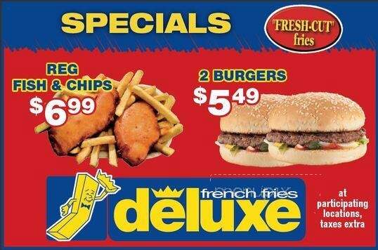 Deluxe Fish & Chips - Moncton, NB menu_pic