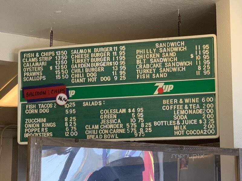 Boat House-Bodega Bay's Sport - Bodega Bay, CA menu_pic