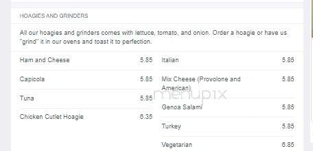 Cenzo's Pizzeria - Havertown, PA menu_pic