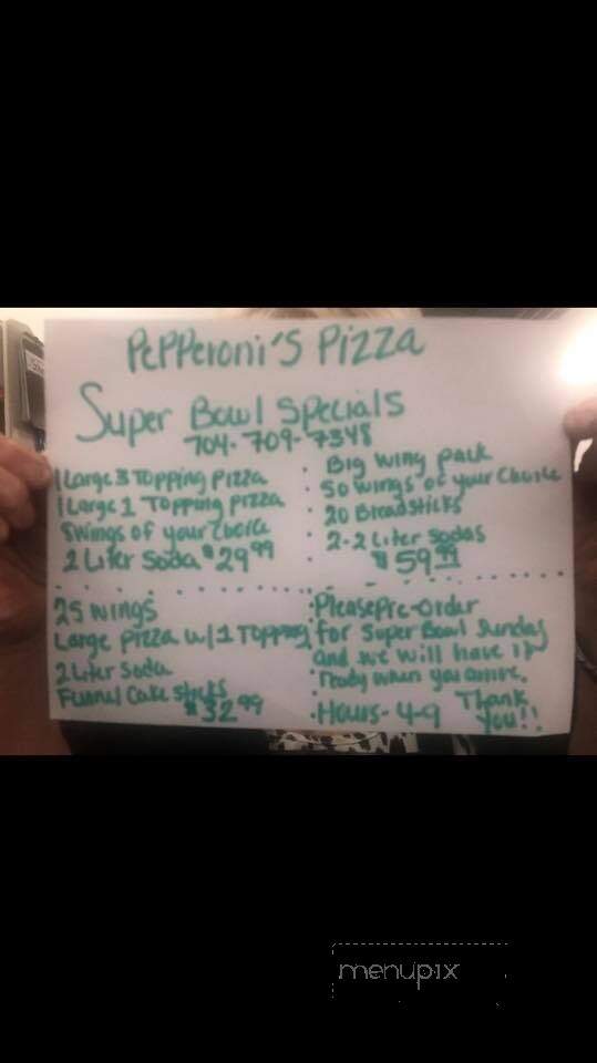 Pepperoni's Pizza - Monroe, NC menu_pic
