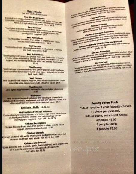 A Ca Mia - Walnutport, PA menu_pic