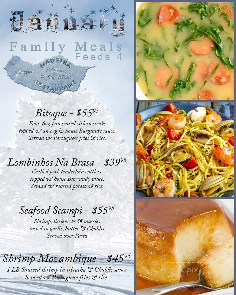 Madeira Restaurant - East Providence, RI menu_pic