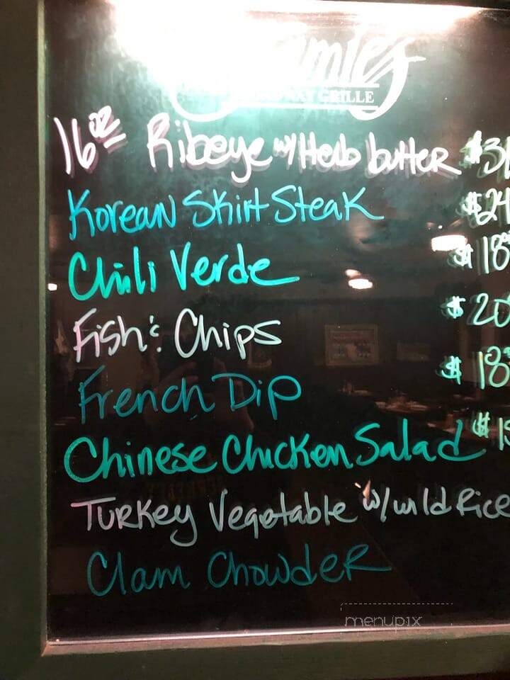 Jamie's Bar & Grill - Sacramento, CA menu_pic