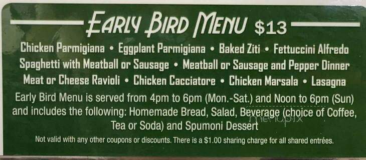 Giuseppe's Pizzeria - Sebastian, FL menu_pic