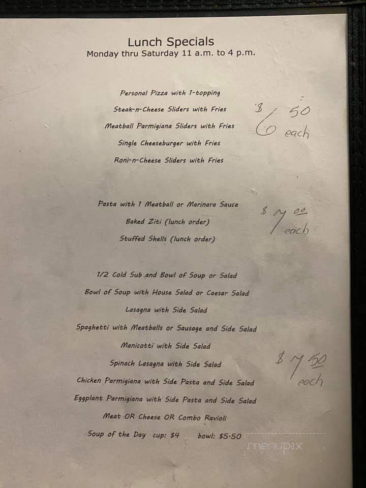Giuseppe's Pizzeria - Sebastian, FL menu_pic