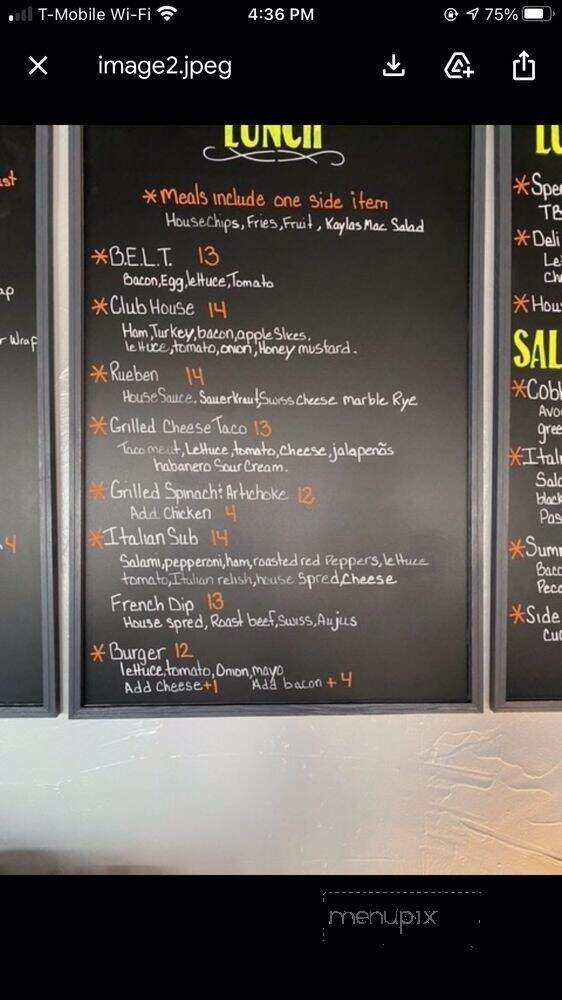 Nanna's Place - Gresham, OR menu_pic
