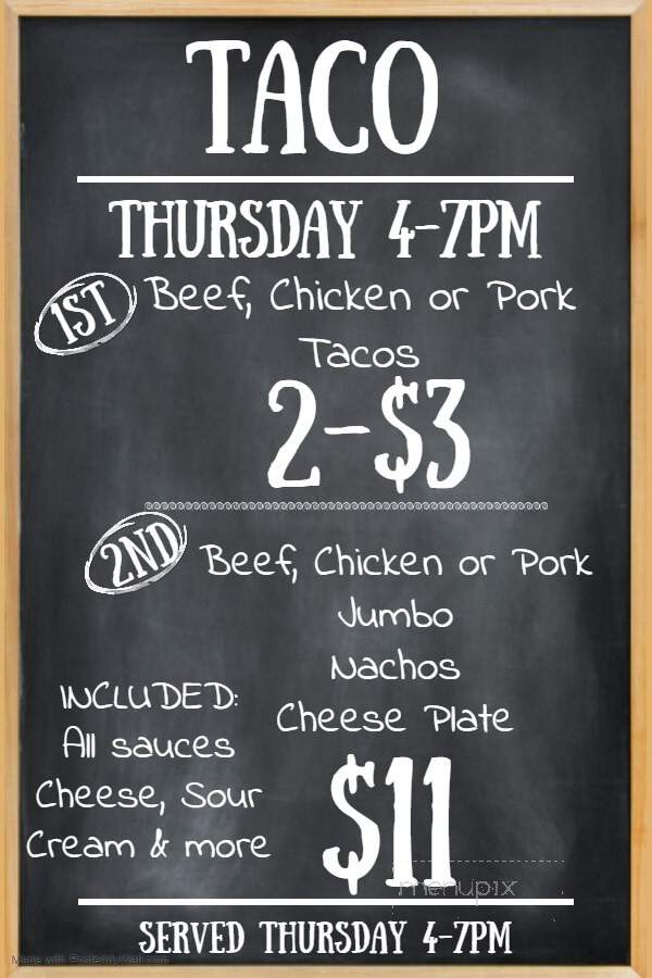 Pacific Islander Beer Company - Santee, CA menu_pic