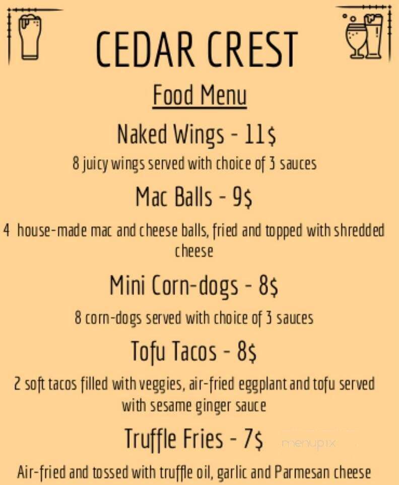 Cedar Crest Brewing - Redding, CA