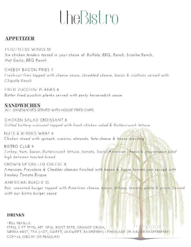 The Bistro at the Village Green - Martinsburg, PA menu_pic