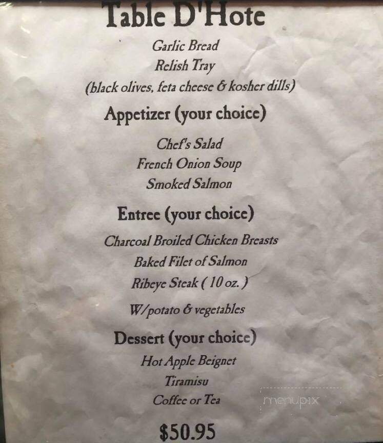 Shakespeare's Steak and Seafood House - Hamilton, ON menu_pic