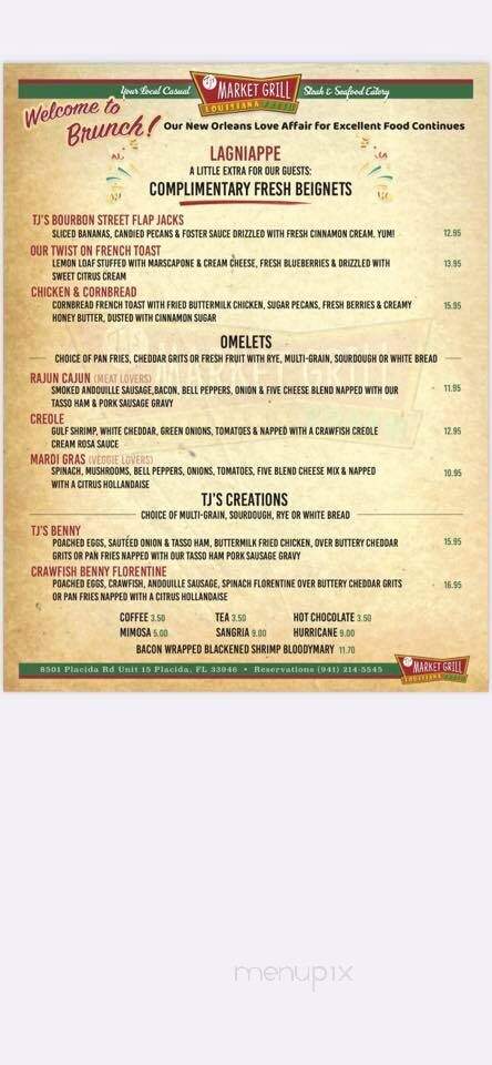 Tjs Market Grill - Placida, FL menu_pic
