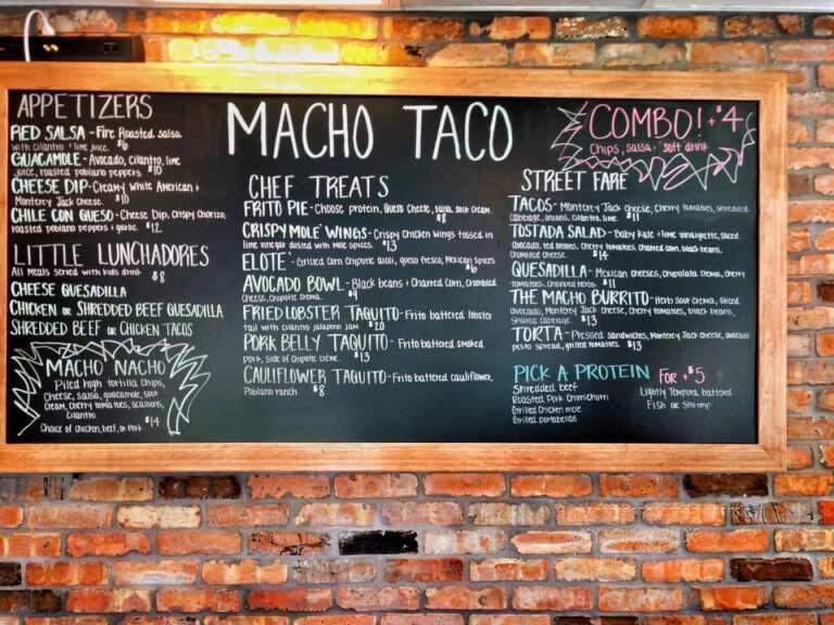 Macho Taco Cantina - Santa Rosa Beach, FL menu_pic