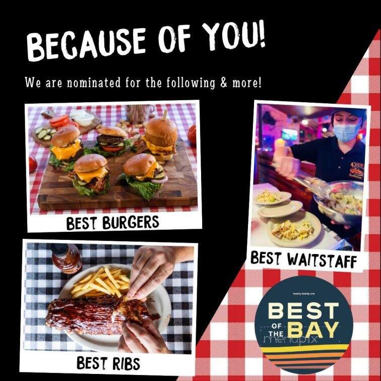 Cody's Original Roadhouse - Belleair Bluffs, FL menu_pic